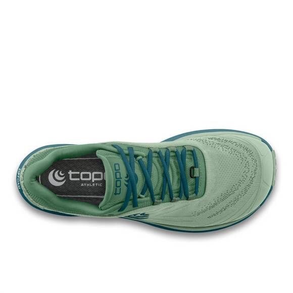 NEW TOPO ATHLETIC women's pursuit 2 running shoe in sage/blue - Picture 5 of 6
